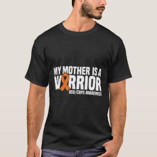 T-shirt Ma Mère Est Un Guerrier Orange Ribbon Rsdcrps Awar