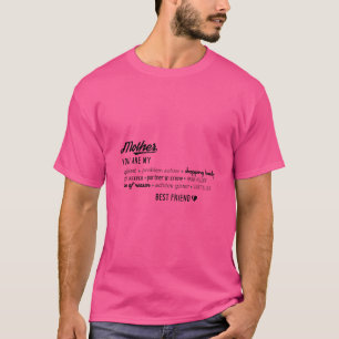 T-shirt Ma mère, mon meilleur ami