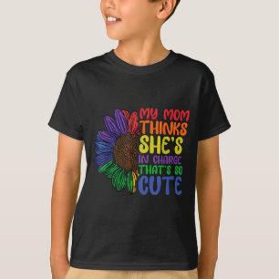 T-shirt Ma mère pense qu'elle est en charge c'est tellemen