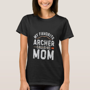 T-shirt Ma mère préférée d'archer m'appelle maman drôle Ar