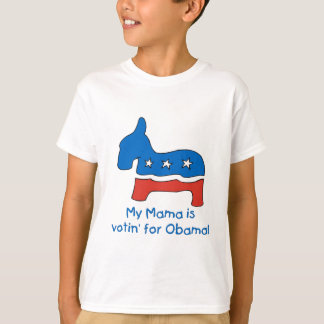 T-shirt Ma mère vote pour les Tee - shirts d'Obama