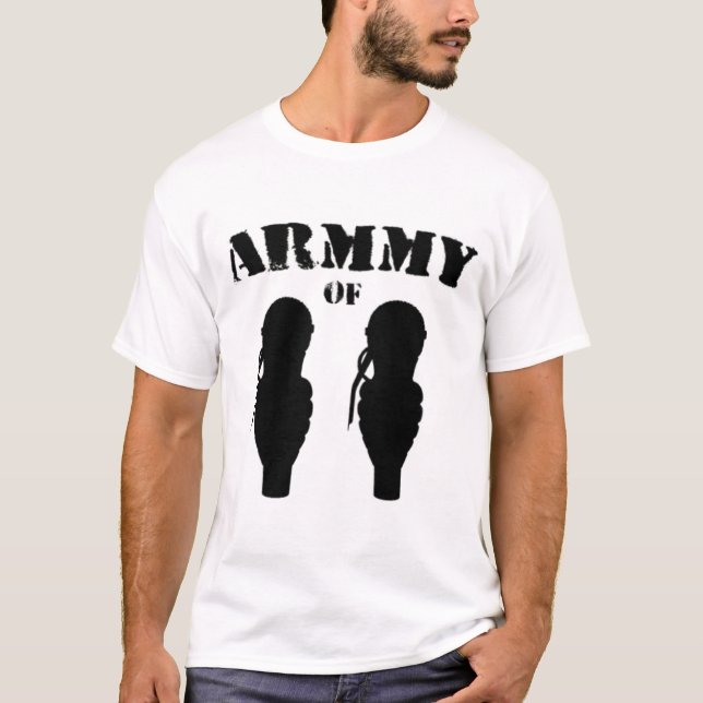 T-shirt Ma MIC est comme un Handgrenade (Devant)