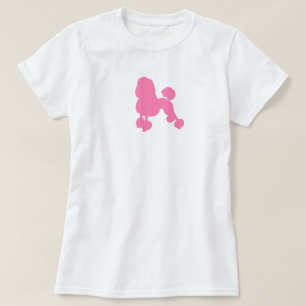 T-shirt Ma mignonne Femme De Poodle Rose T Chemise