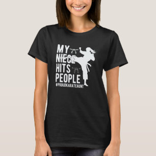T-shirt Ma nièce classique frappe les gens fière tante de