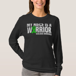T-shirt Ma Nièce Est Un Guerrier Sensibilisation À La Scol