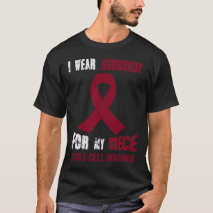 T-SHIRT MA NIÈCE - MA GUERRIÈRE DE LA DRÉPANOCYTOSE