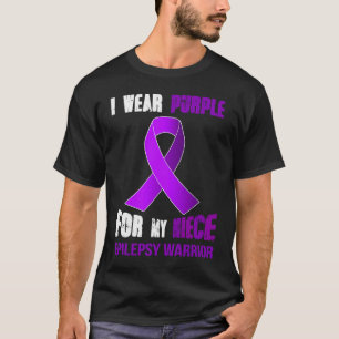 T-SHIRT MA NIÈCE MON GUERRIER D'ÉPILEPSIE