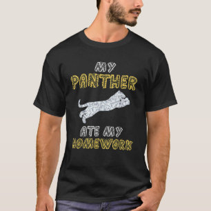 T-shirt Ma Panthère A Mangé Ma Maison Jaguar Animal Kid Re