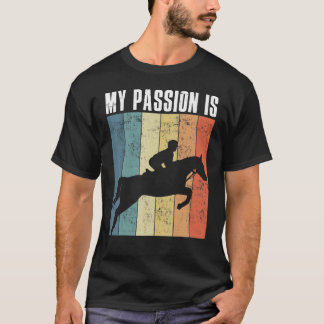 T-shirt Ma passion est l'équitation