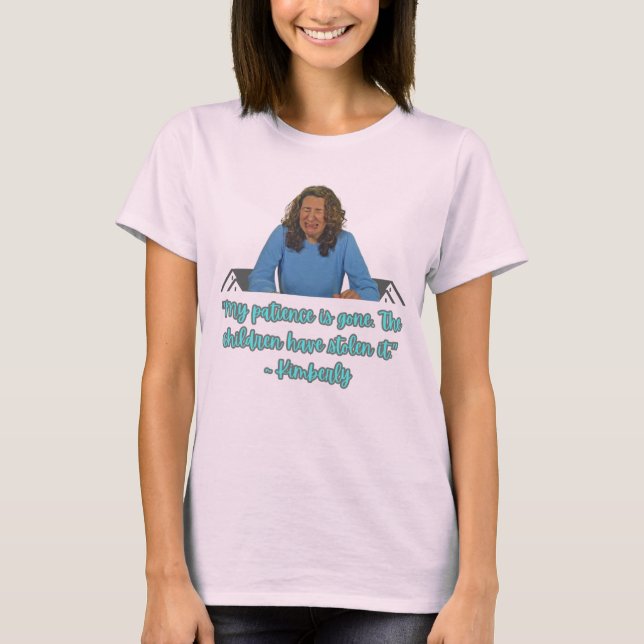 T-shirt Ma patience est épuisée (Devant)