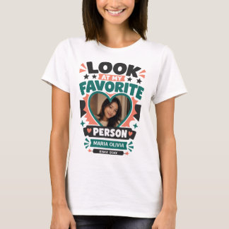 T-shirt Ma personne préférée couple personnalisé