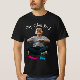 T-shirt Ma photo personnalisée de mon garçon cool