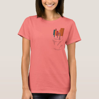 T-shirt Ma Poche. Mes Stylos. (blanc)