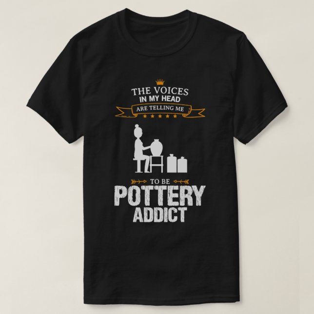 T-shirt Ma Poterie Addict Drôle Design Pour Cadeau 1 (Design devant)