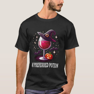 T-shirt Ma Potion Préférée Drôle Vin Sorcière Boire T Sh