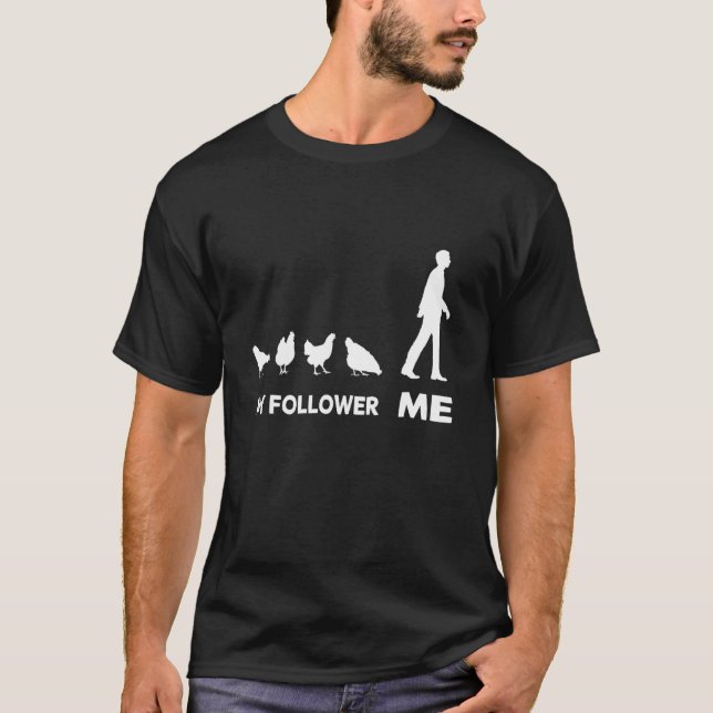 T-shirt Ma poule et moi, poule mignonne (Devant)