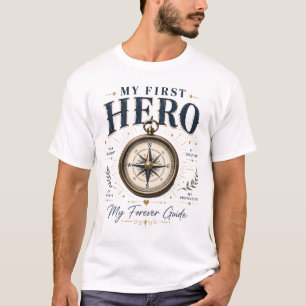 T-shirt Ma première chemise de héros papa Fête des Pères