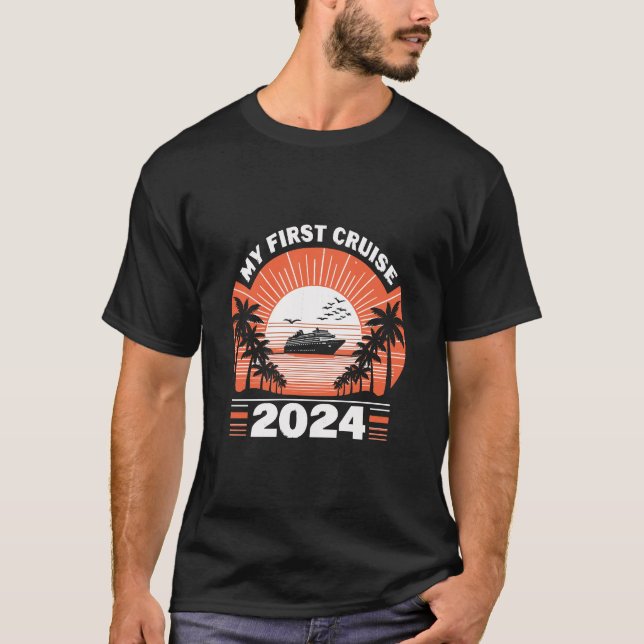 T-shirt Ma première croisière 2024 (Devant)