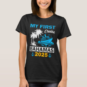 T-shirt Ma première croisière Bahamas 2025 Famille corresp