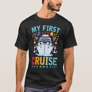 T-shirt Ma première croisière pour hommes, femmes, filles