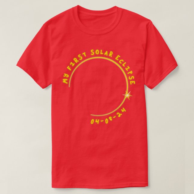 T-shirt Ma première éclipse solaire 040824 1 (Design devant)