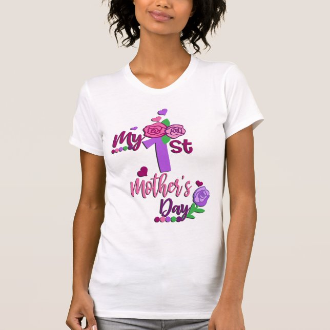 T-shirt Ma première fête des mères (Devant)
