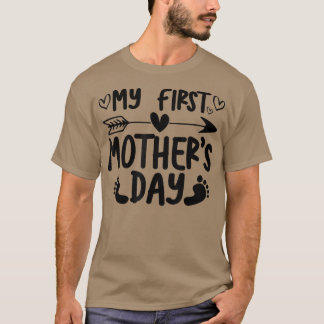 T-shirt Ma première fête des mères Grossesse Faire-part Pr