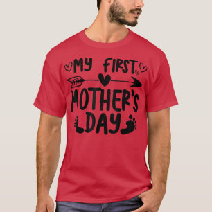 T-shirt Ma première fête des mères Grossesse Faire-part Pr