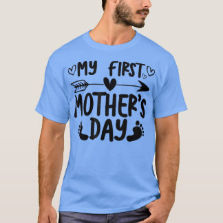 T-shirt Ma première fête des mères Grossesse Faire-part Pr