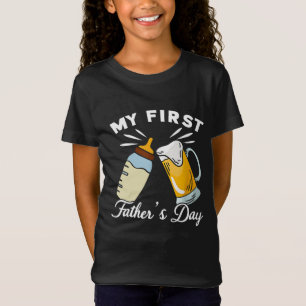 T-Shirt Ma première Fête des pères Drôle Papa