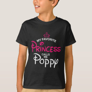 T-shirt Ma Princesse Favorite M'Appelle Fille Pavot Fathe