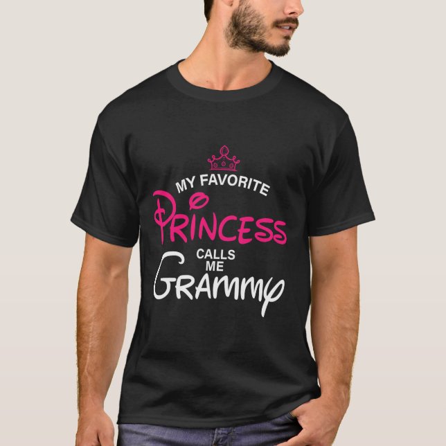 T-shirt Ma Princesse Favorite M'Appelle Grammy Daughter Fa (Devant)
