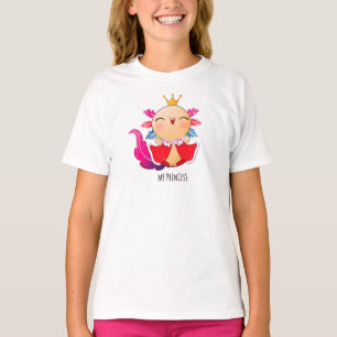 T-shirt Ma Princesse Mignon Design Royal Cadeau de Princ