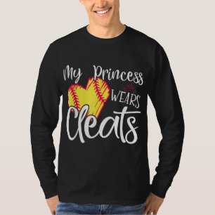 T-shirt Ma Princesse Porte Des Crayons - Softball Maman Pa