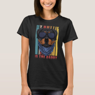 T-shirt Ma Rottie Est Le Père Du Chien Daddy Rottweiler