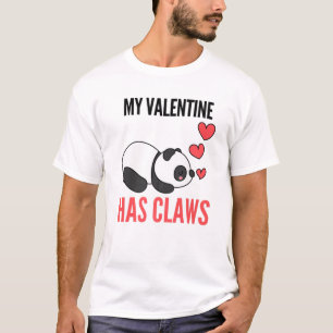 T-shirt Ma Saint Valentin a des lois Panda Bear Funny Vale