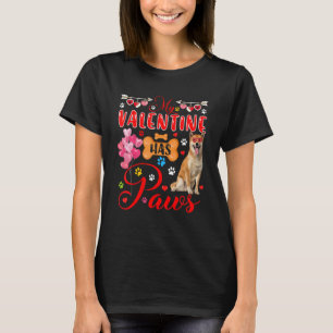 T-shirt Ma Saint Valentin A Pâtes Mignonnes Lunettes De So