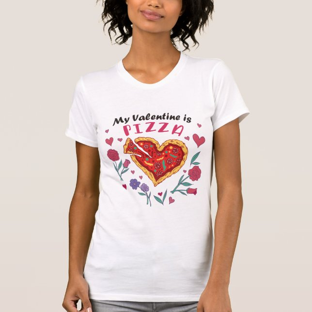 T-shirt Ma Saint Valentin est un aimant d'invitation à la  (Devant)