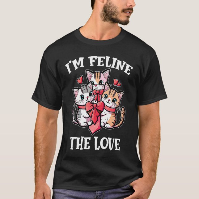 T-shirt Ma Saint-Valentin est un chat mignon parfait pour  (Devant)