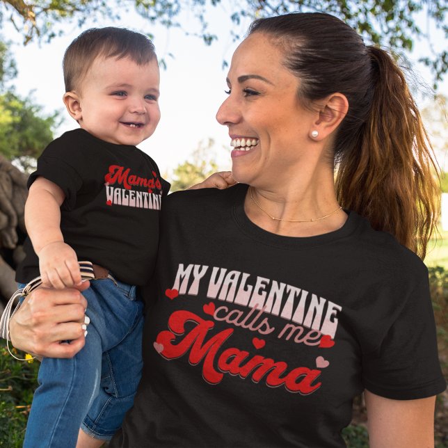T-shirt Ma Saint Valentin m'appelle Maman Famille Matching (Créateur téléchargé)