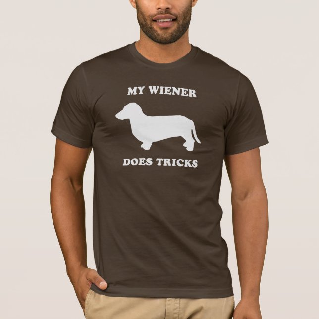 T-shirt Ma saucisse fait des tours (Devant)