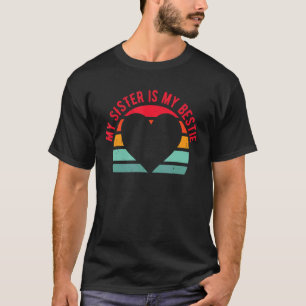 T-shirt Ma Soeur Est Mon Escouade De Bestie Meilleur Ami A