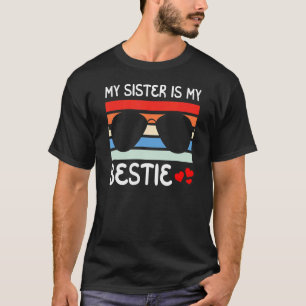 T-shirt Ma Soeur Est Mon Escouade De Bestie Meilleur Ami A