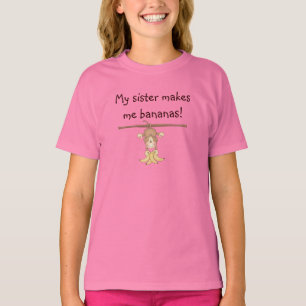 T-shirt Ma Soeur Me Fait Des Banques De L'Art Imprimé