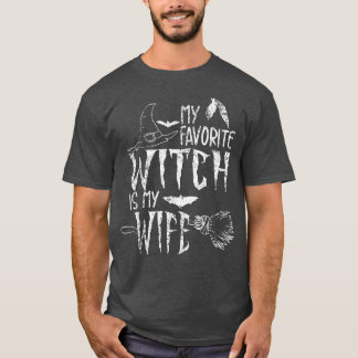 T-shirt Ma Sorcière Préférée Est Ma Femme Halloween Witch 