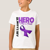 Ma tante Always My Hero - ruban pourpre