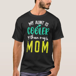 T-shirt Ma tante est Glacière que ma maman, mignonnes enfa