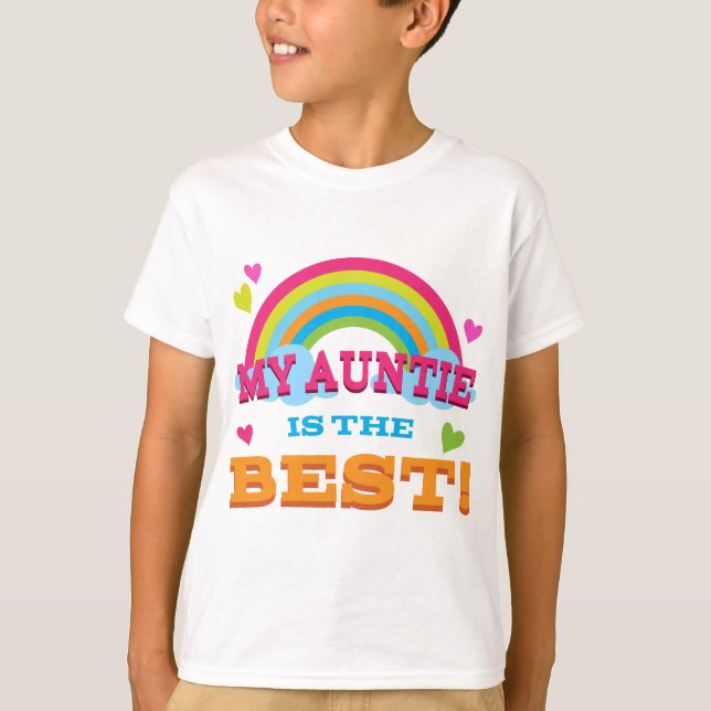 T-shirt Ma tante Is le meilleur (Devant)