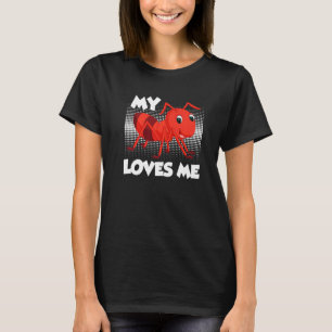 T-shirt Ma tante m'aime Ma fourmi m'aime Meilleure tante