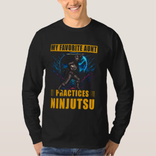 T-shirt Ma tante préférée pratique Ninjutsu Ninja Warria